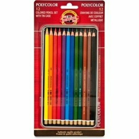 KOH-I-NOOR POLYCOLOR COLORED PENCIL, 12PK DAR10007191